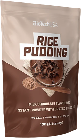 BioTech USA Rice Pudding 1000 g mléčná čokoláda