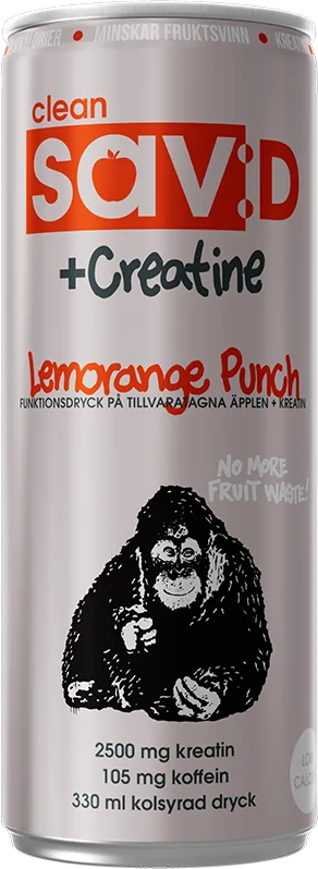 Clean Drink Sav:D + Creatine 330 ml jahodový punč